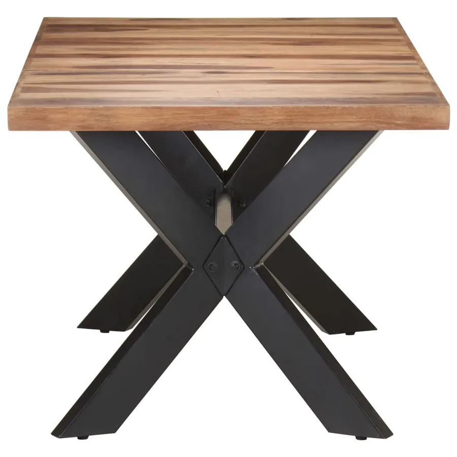 Table de salle à manger 180x90x75 cm Bois avec finition miel - 3