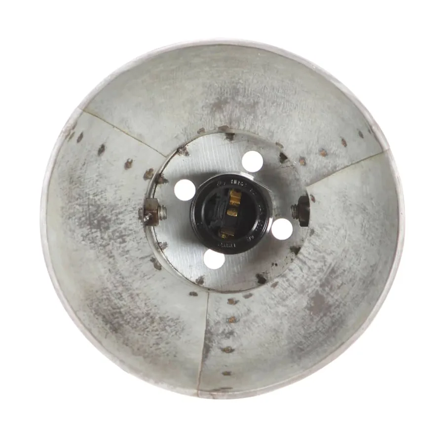 Lampe murale industrielle Argenté 45x25 cm E27 - 5
