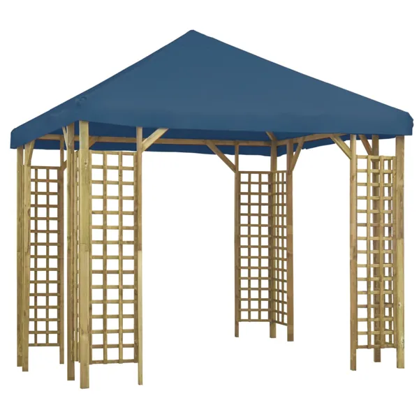 Belvédère 3x3 m Bleu