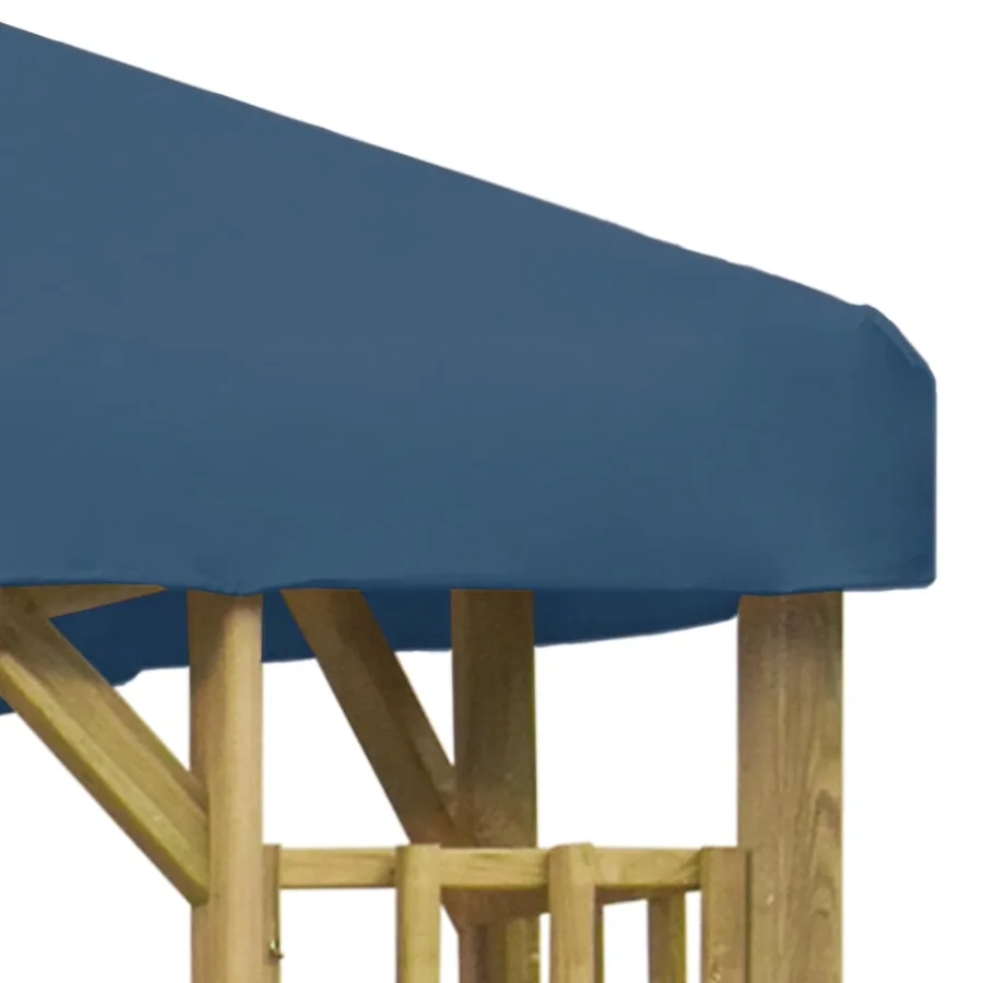 Belvédère 3x3 m Bleu - 3