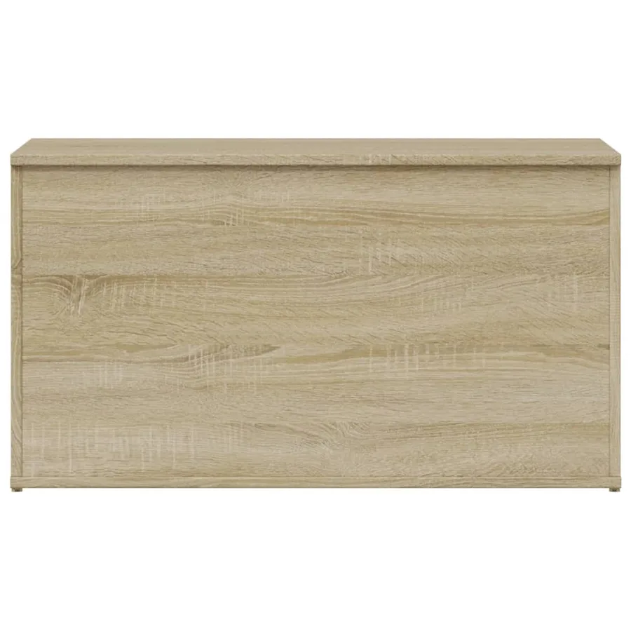 Coffre de rangement Chêne sonoma 84x42x46 cm Bois d'ingénierie - 4