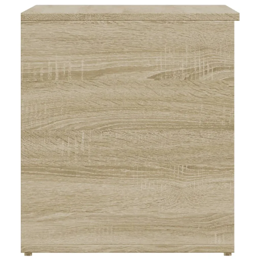 Coffre de rangement Chêne sonoma 84x42x46 cm Bois d'ingénierie - 5
