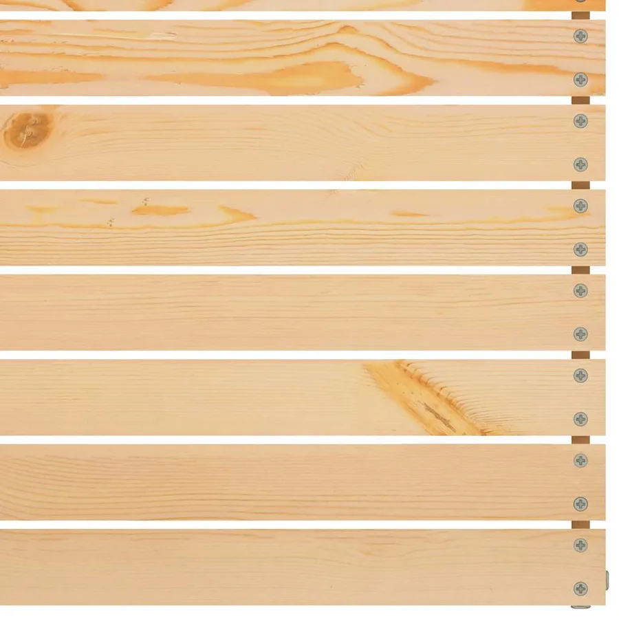 Canapés d'angle de jardin 2 pcs Bois de pin massif - 5