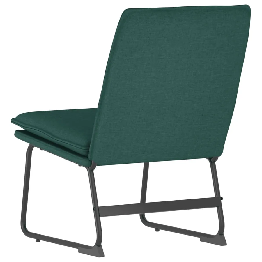 Chaise longue Vert foncé 52x75x76 cm Tissu - 5