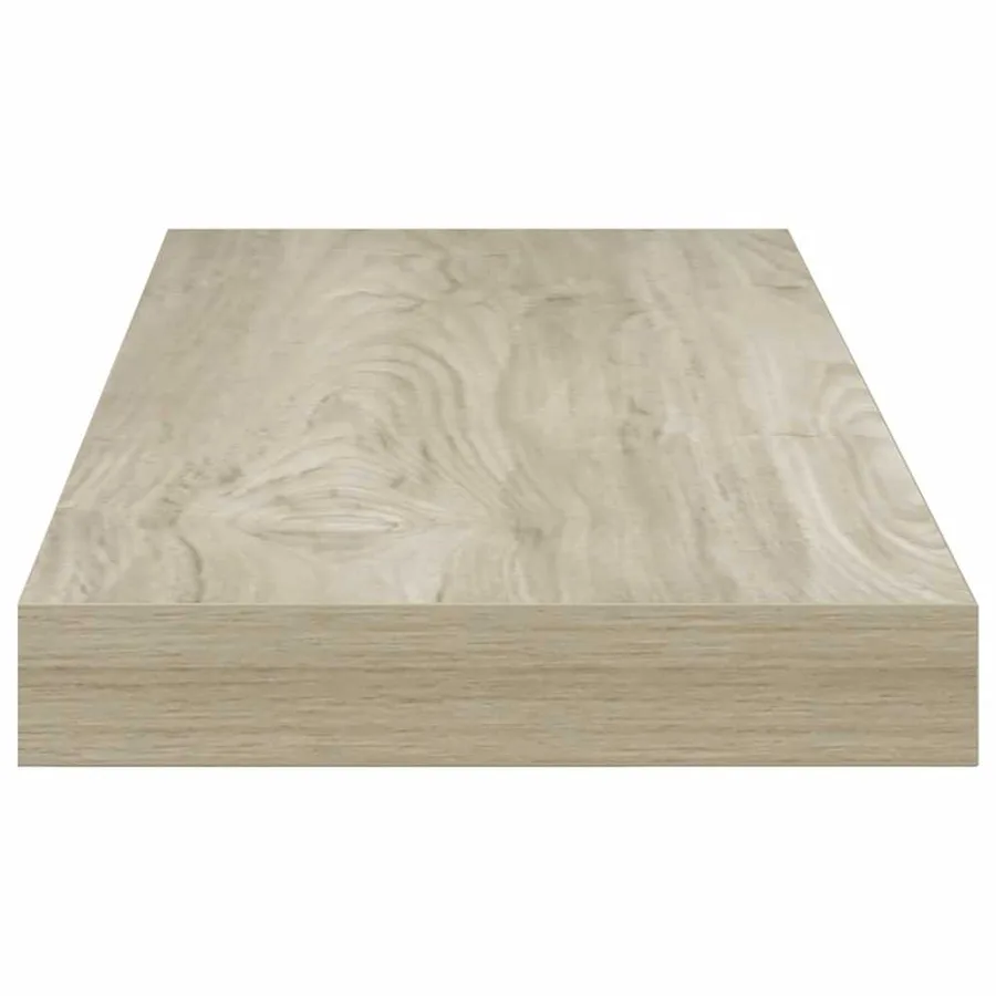 Étagères murales flottantes 4 pcs chêne 60x23,5x3,8 cm MDF - 8
