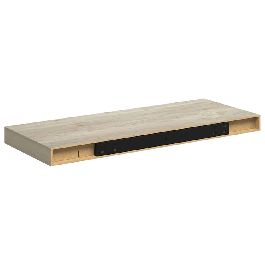 Étagères murales flottantes 4 pcs chêne 60x23,5x3,8 cm MDF - 9