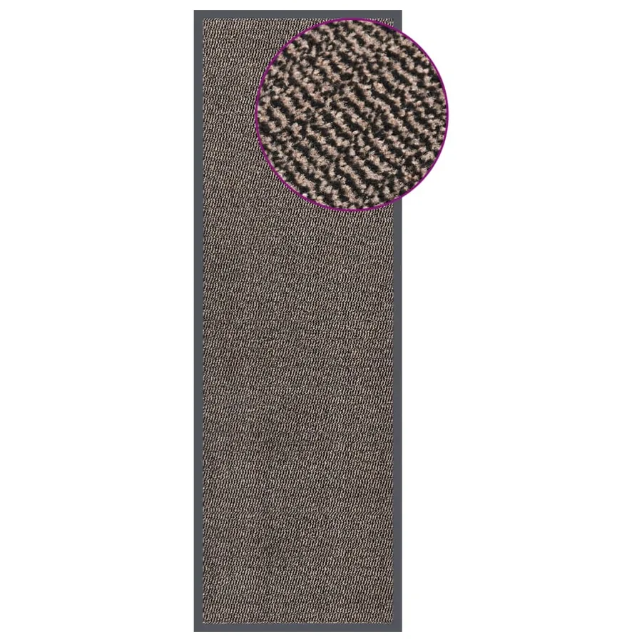 Paillasson touffeté 60x180 cm Marron foncé