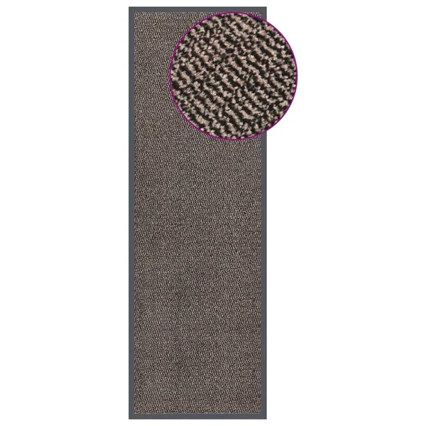 Paillasson touffeté 60x180 cm Marron foncé