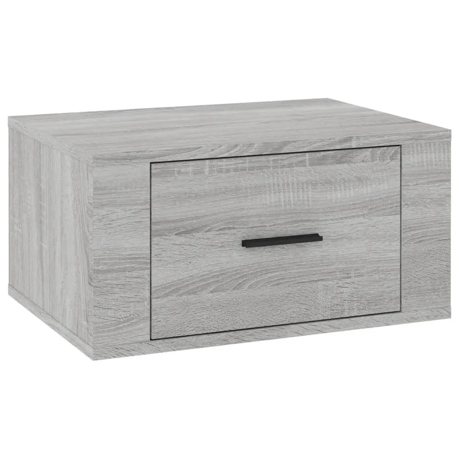 Tables de chevet murales 2 pcs Sonoma gris 50x36x25 cm - 7