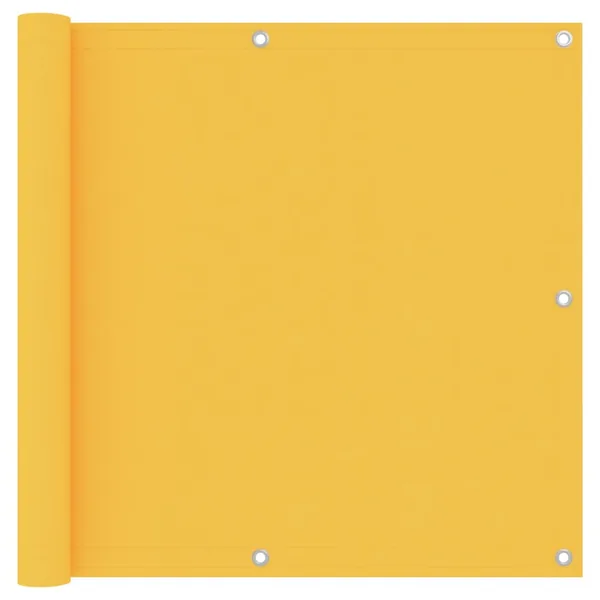 Écran de balcon Jaune 90x600 cm Tissu Oxford