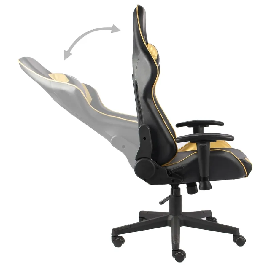 Chaise de jeu pivotante Doré PVC - 5