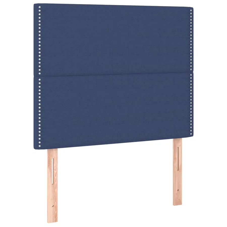 Tête de lit Bleu 100x5x118/128 cm Tissu - 2