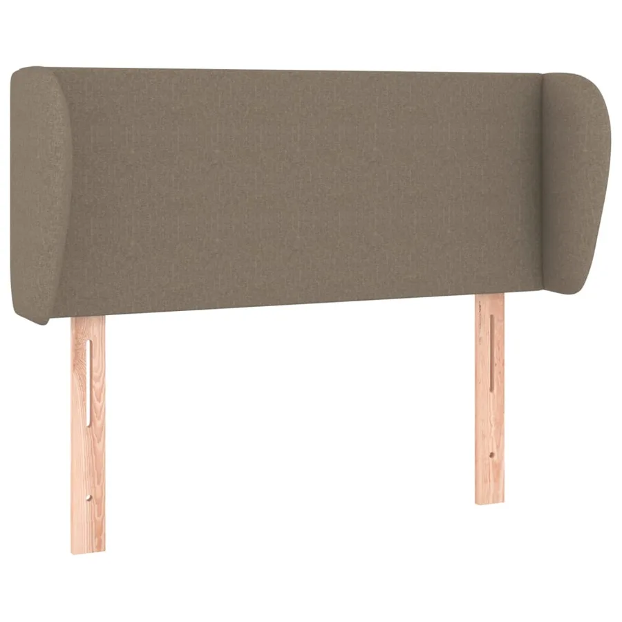 Tête de lit avec oreilles Taupe 83x23x78/88 cm Tissu - 2