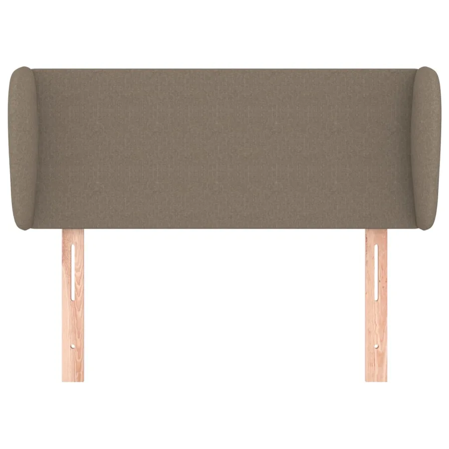 Tête de lit avec oreilles Taupe 83x23x78/88 cm Tissu - 3