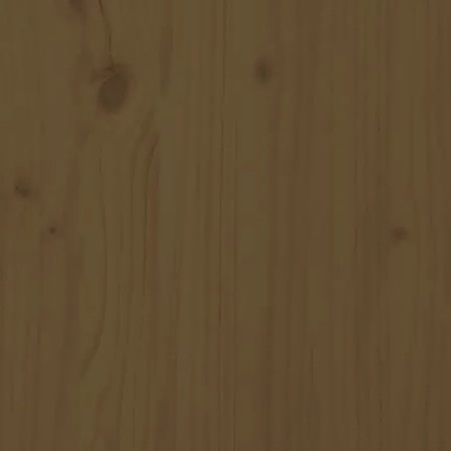 Boîte de rangement Marron miel 89x36,5x33 cm Bois massif pin - 9