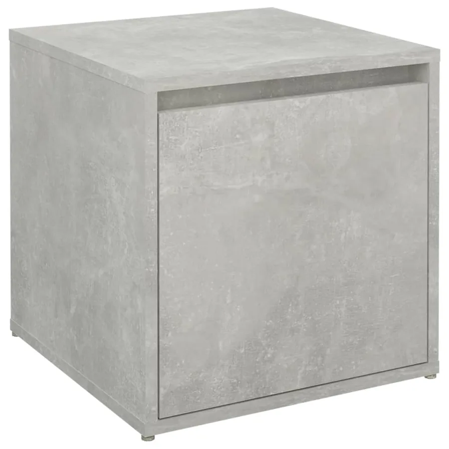 Tiroir boîte Gris béton 40,5x40x40 cm Bois d'ingénierie - 2