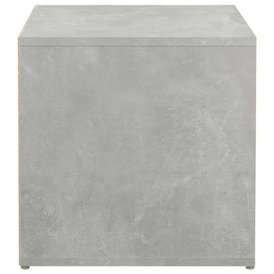 Tiroir boîte Gris béton 40,5x40x40 cm Bois d'ingénierie - 8