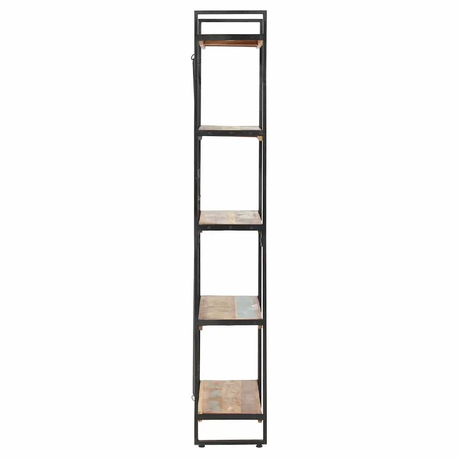 Bibliothèque 5 niveaux 140x30x180cm Bois solide de récupération - 3
