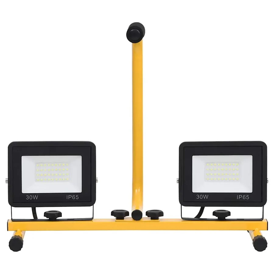 Projecteur à LED avec poignée 2x30 W Blanc chaud - 5