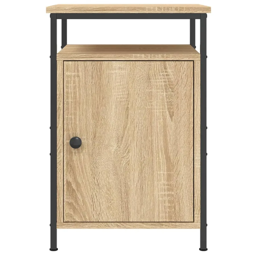 Table de chevet chêne sonoma 40x42x60 cm bois d'ingénierie - 6