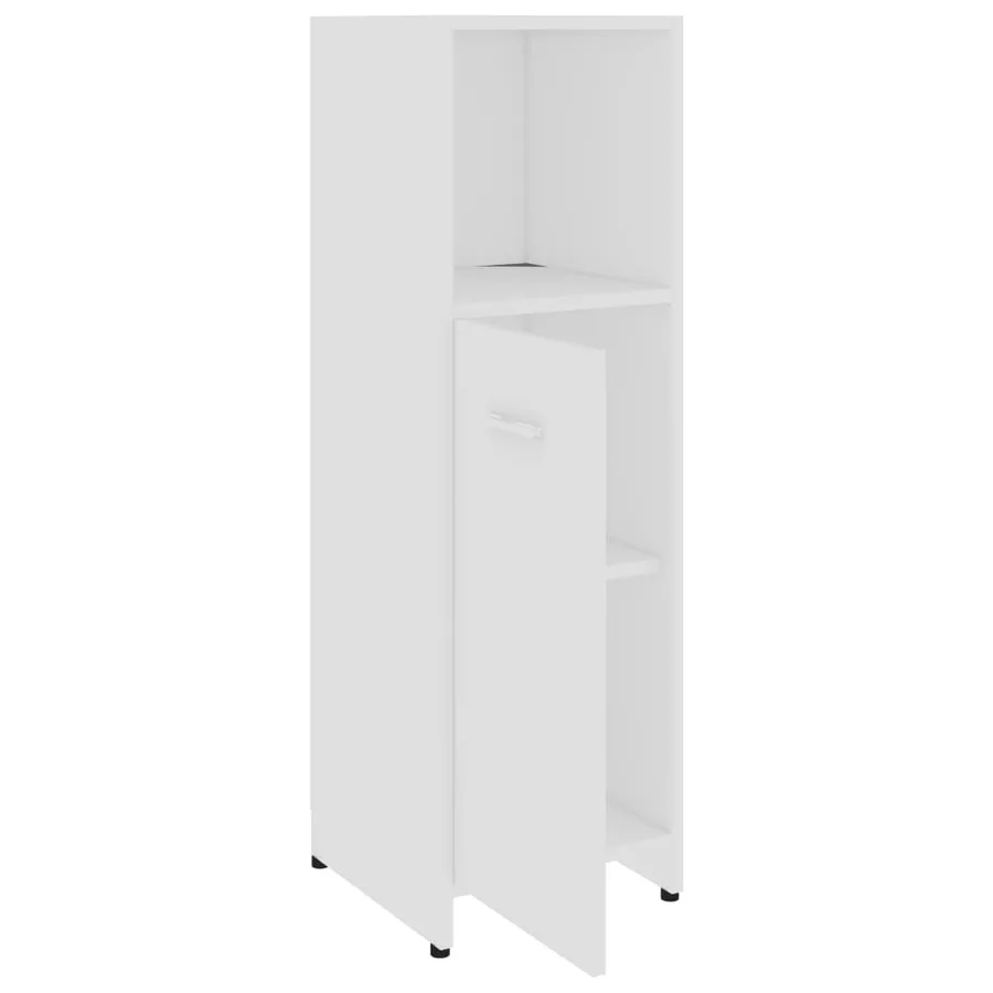 Ensemble de meubles de salle de bain 3pcs Blanc Bois ingénierie - 8