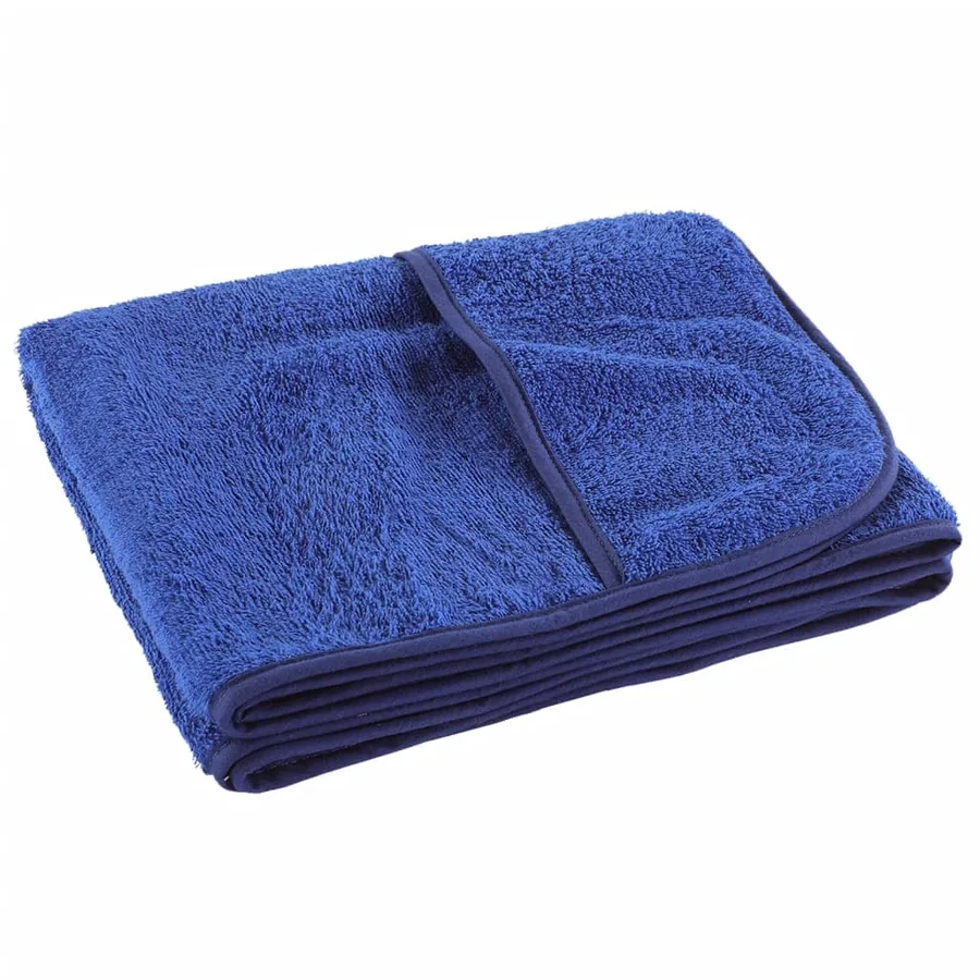 Serviettes de plage 2 pcs bleu royal 75x200 cm tissu 400 GSM - 5