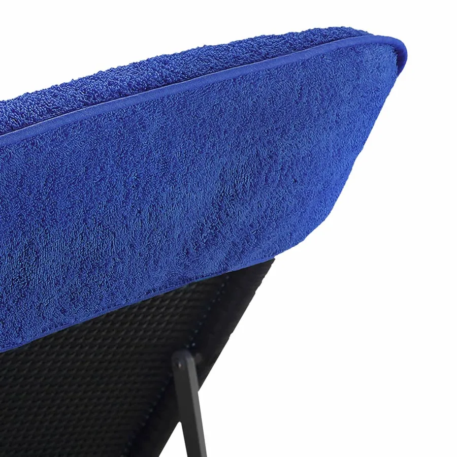 Serviettes de plage 2 pcs bleu royal 75x200 cm tissu 400 GSM - 6