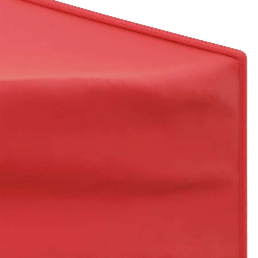 Tente de réception pliable avec parois Rouge 2x2 m - 5