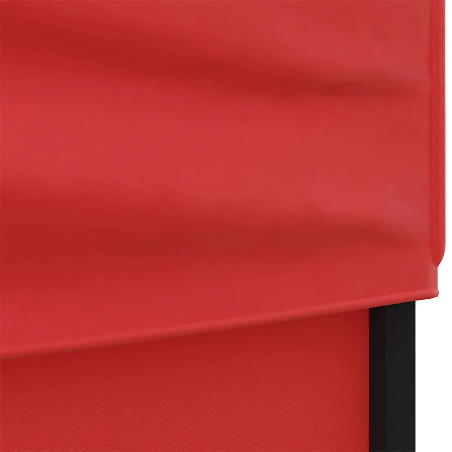 Tente de réception pliable avec parois Rouge 2x2 m - 6