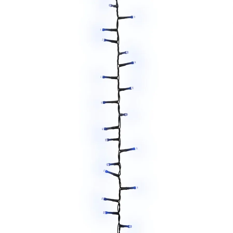 Guirlande à LED compacte avec 400 LED Bleues 13 m PVC - 3