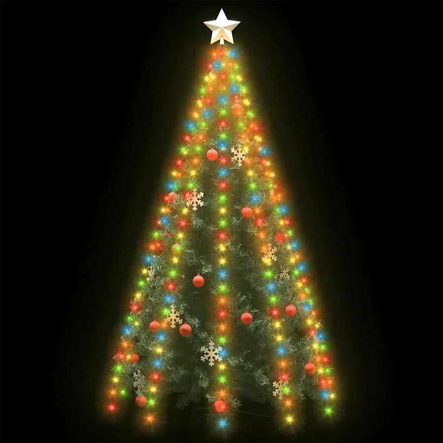 Guirlande lumineuse d'arbre de Noël 300 LED colorées 300 cm - 3