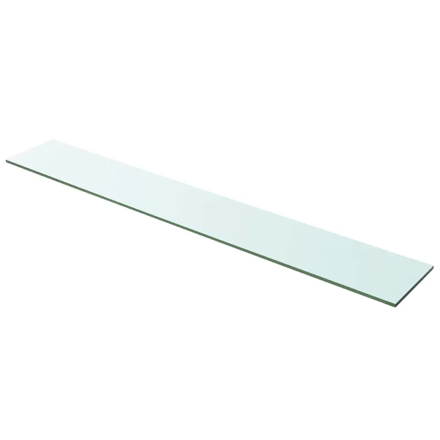 Panneaux d'étagère 2 pcs Verre Transparent 100 x 15 cm - 2