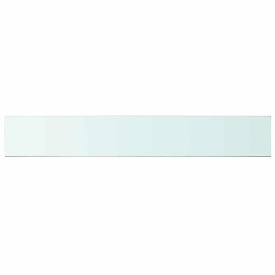 Panneaux d'étagère 2 pcs Verre Transparent 100 x 15 cm - 3