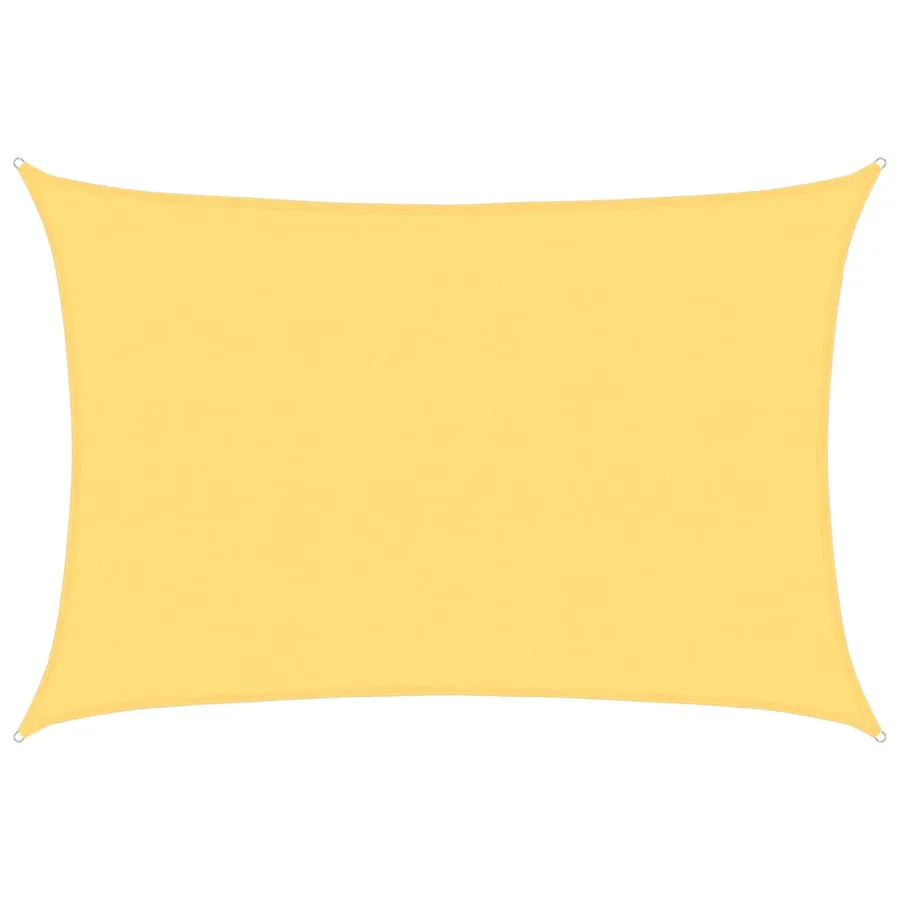 Voile d'ombrage 160 g/m² Beige 5x6 m PEHD - 2