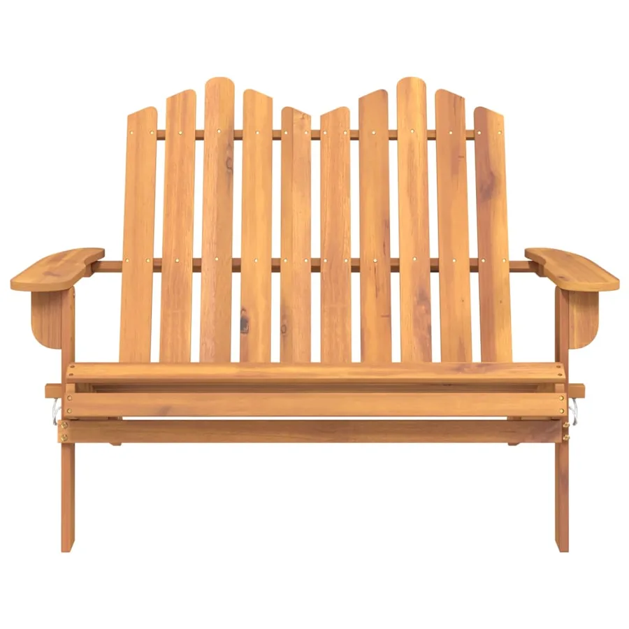 Banc de jardin Adirondack 126 cm bois massif d'acacia - 3