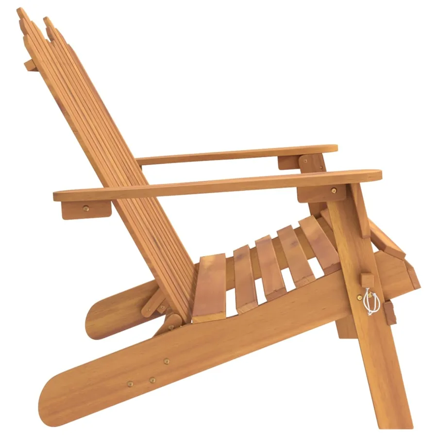 Banc de jardin Adirondack 126 cm bois massif d'acacia - 4