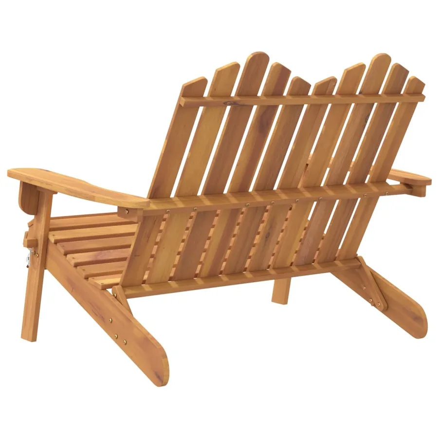 Banc de jardin Adirondack 126 cm bois massif d'acacia - 5