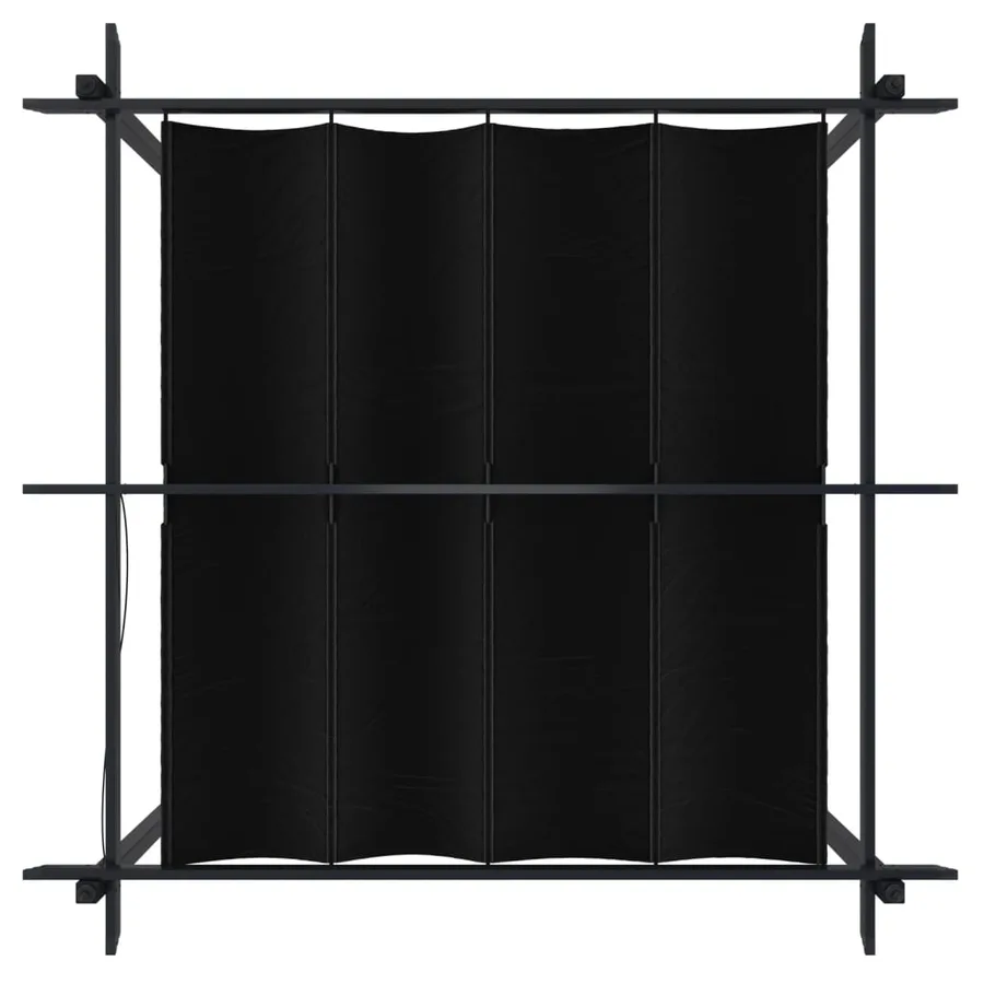 Tonnelle de jardin avec toit rétractable 3x3 m Anthracite - 7