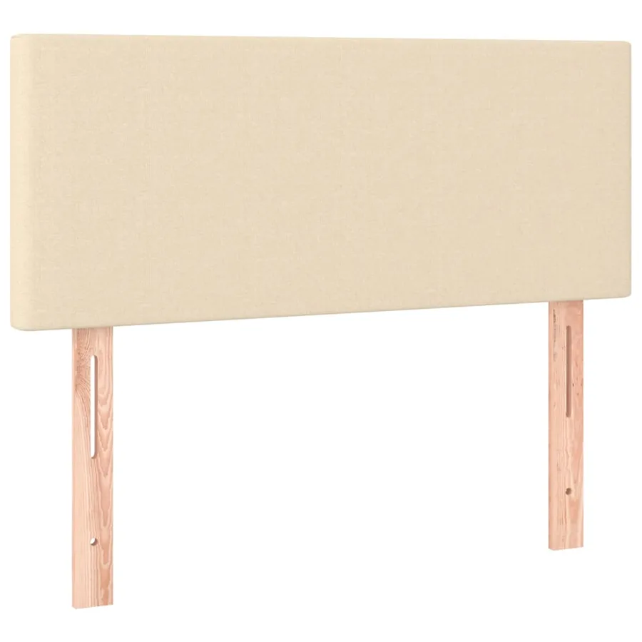 Tête de lit à LED Crème 90x5x78/88 cm Tissu - 4