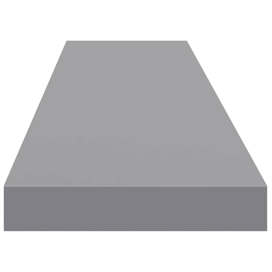 Étagère murale flottante gris 120x23,5x3,8 cm MDF - 7