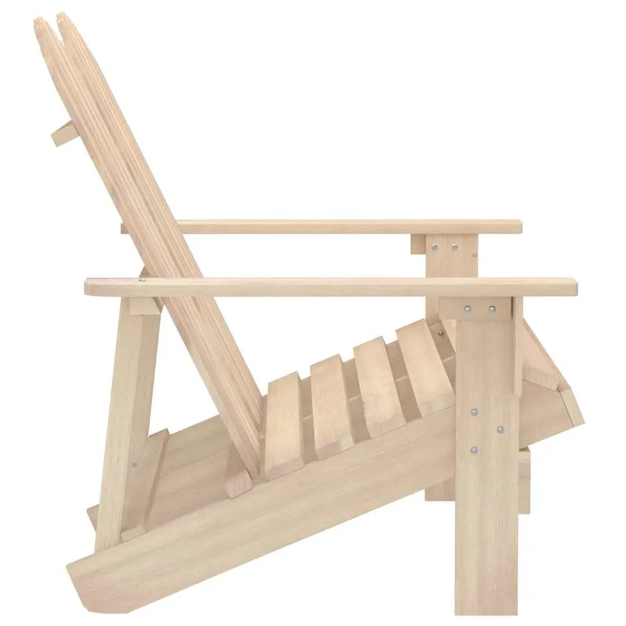 Chaise de jardin Adirondack 2 places bois de sapin massif - 3
