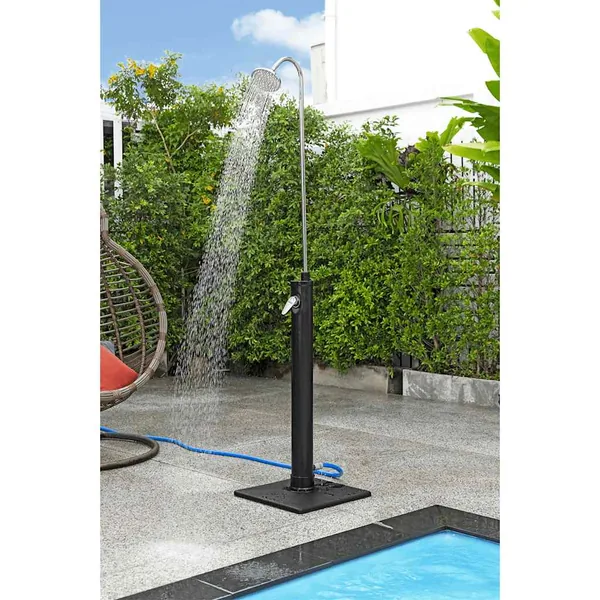 Bestway Douche d'extérieur Solar Flow Noir 8 L