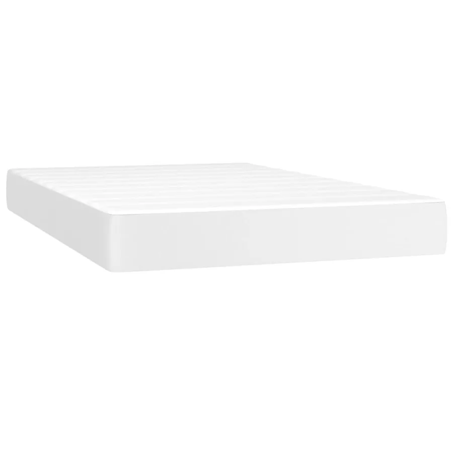 Matelas de lit à ressorts ensachés fermeté moyenne Blanc 120x200x20 cm - 2