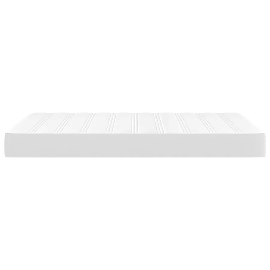 Matelas de lit à ressorts ensachés fermeté moyenne Blanc 120x200x20 cm - 4