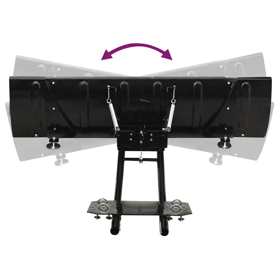 Chasse-neige pour VTT 150x38 cm Noir - 8