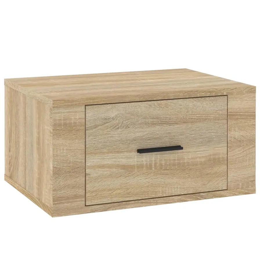 Tables de chevet murales 2 pcs Chêne sonoma 50x36x25 cm - 6