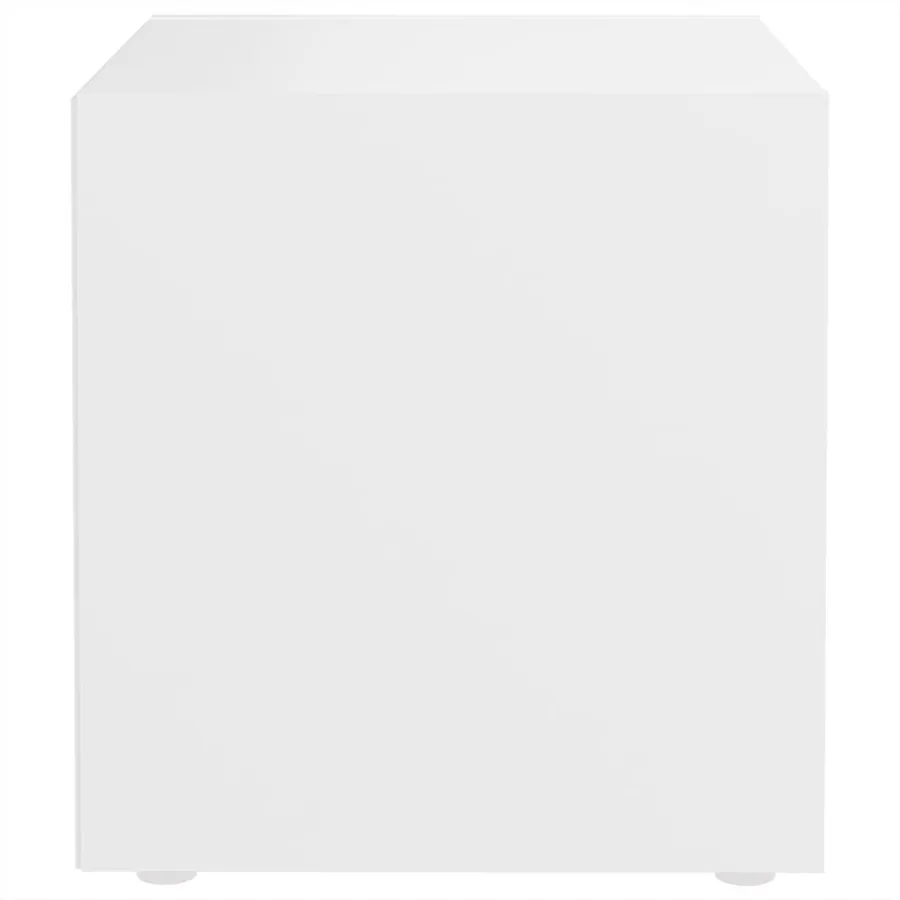 Meubles TV 2 pcs Blanc 37x35x37 cm Bois d’ingénierie - 5