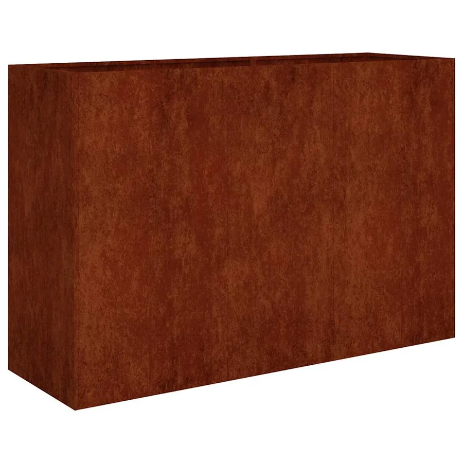 Lit surélevé de jardin 120x40x80 cm acier corten - 2