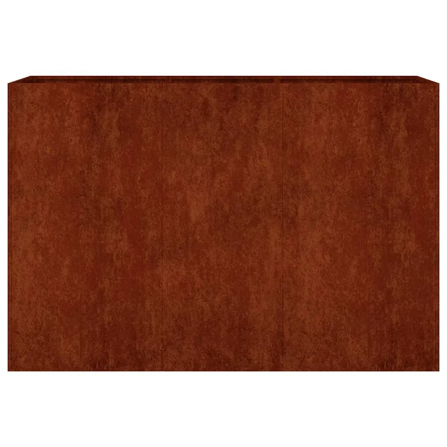 Lit surélevé de jardin 120x40x80 cm acier corten - 4