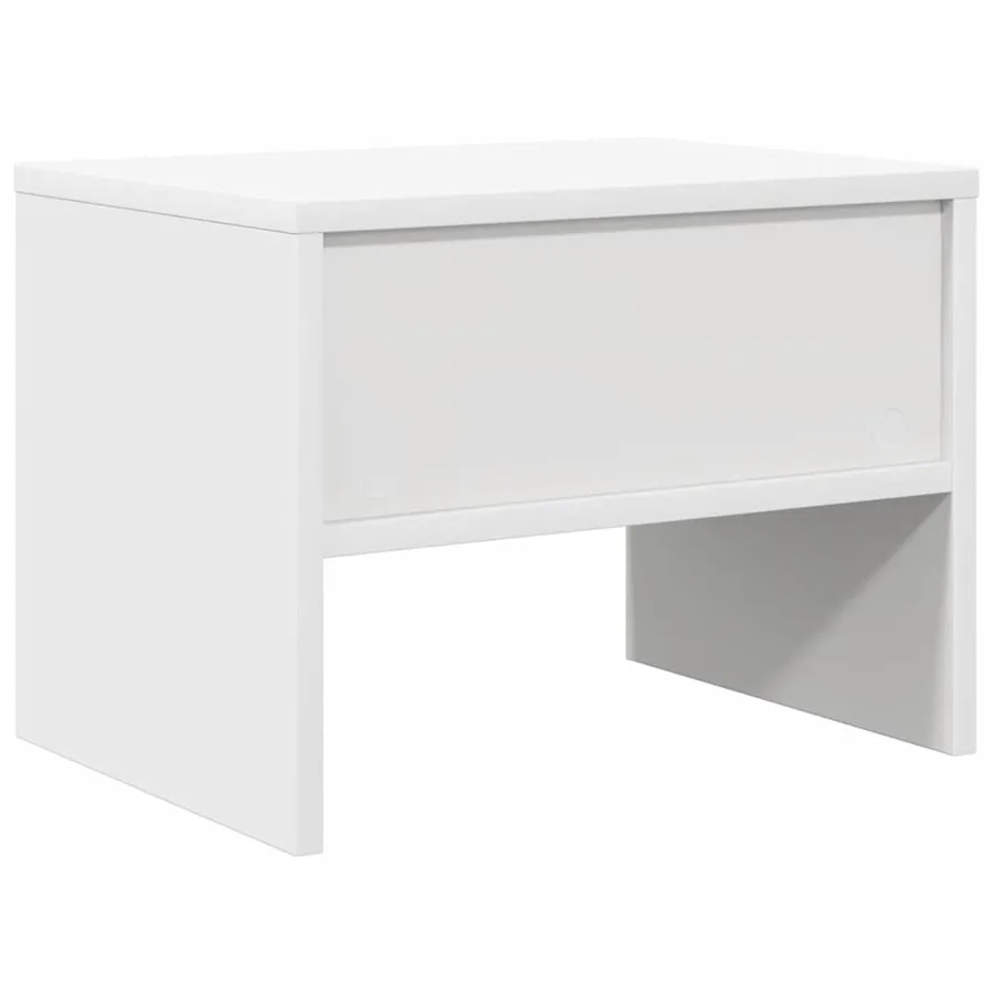 Tables de chevet 2 pcs Blanc 40x30x30 cm Bois d'ingénierie - 7